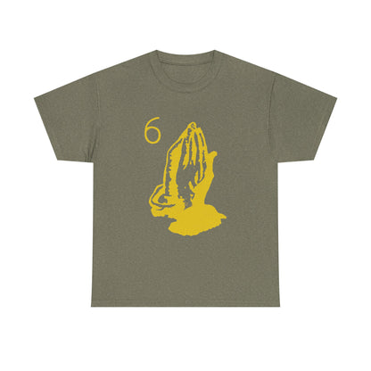 6 God Prayer Hands Heavy Cotton Tee Printify