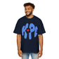 Heart of Hope Retro Men's Heavy Oversized Tee - snazzymerch