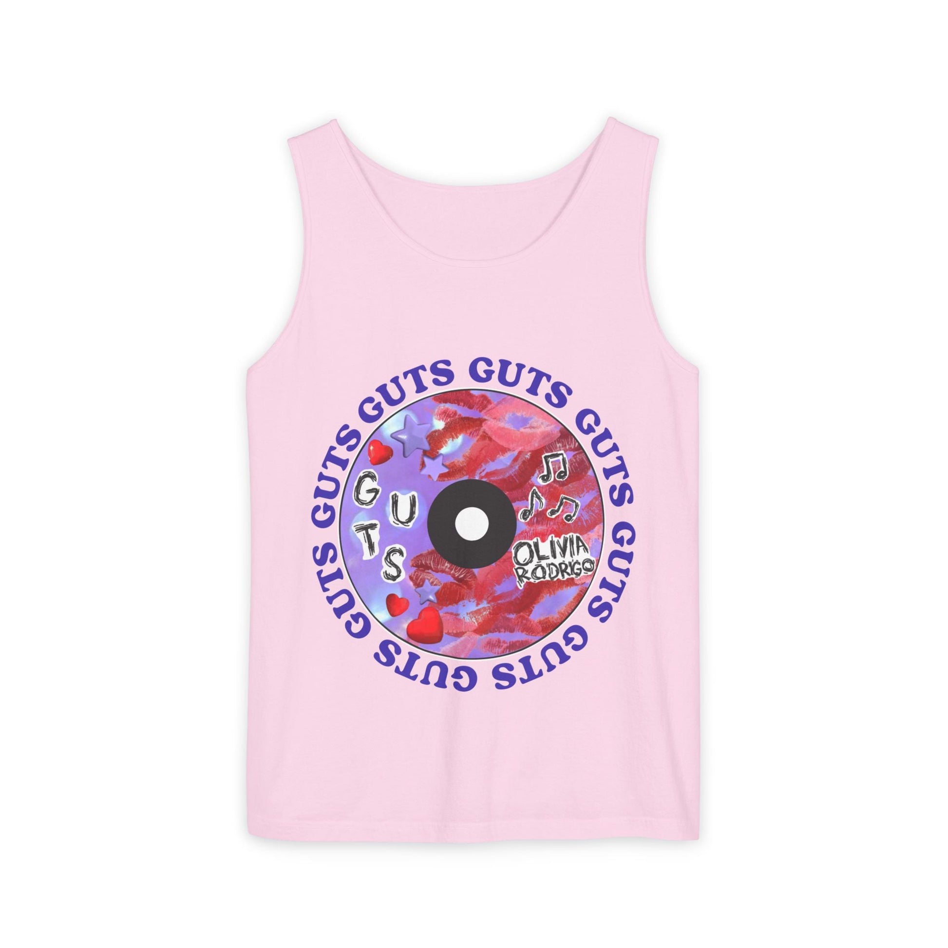 Guts Album Art CD-Dyed Tank Top Printify