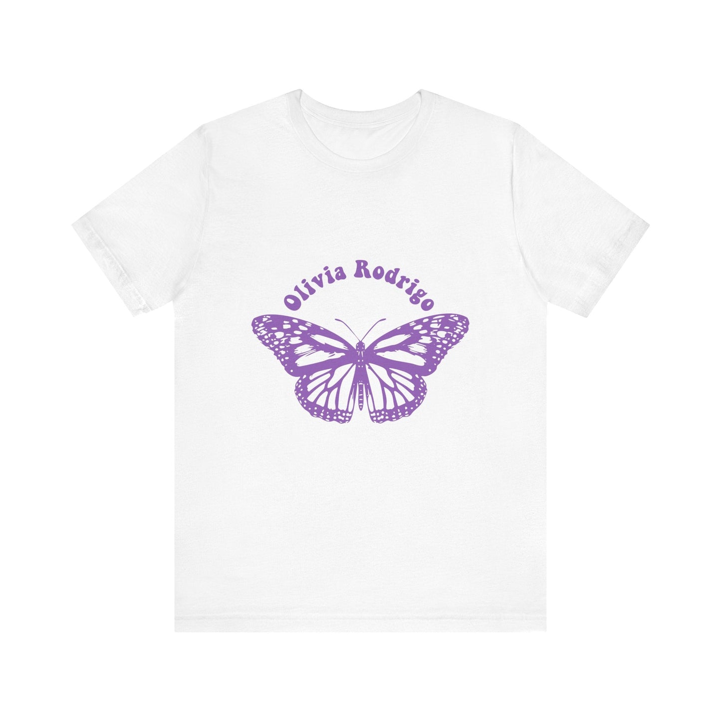 Olivia Rodrigo Unisex Jersey Short Sleeve Tee - With Butterfly Printify