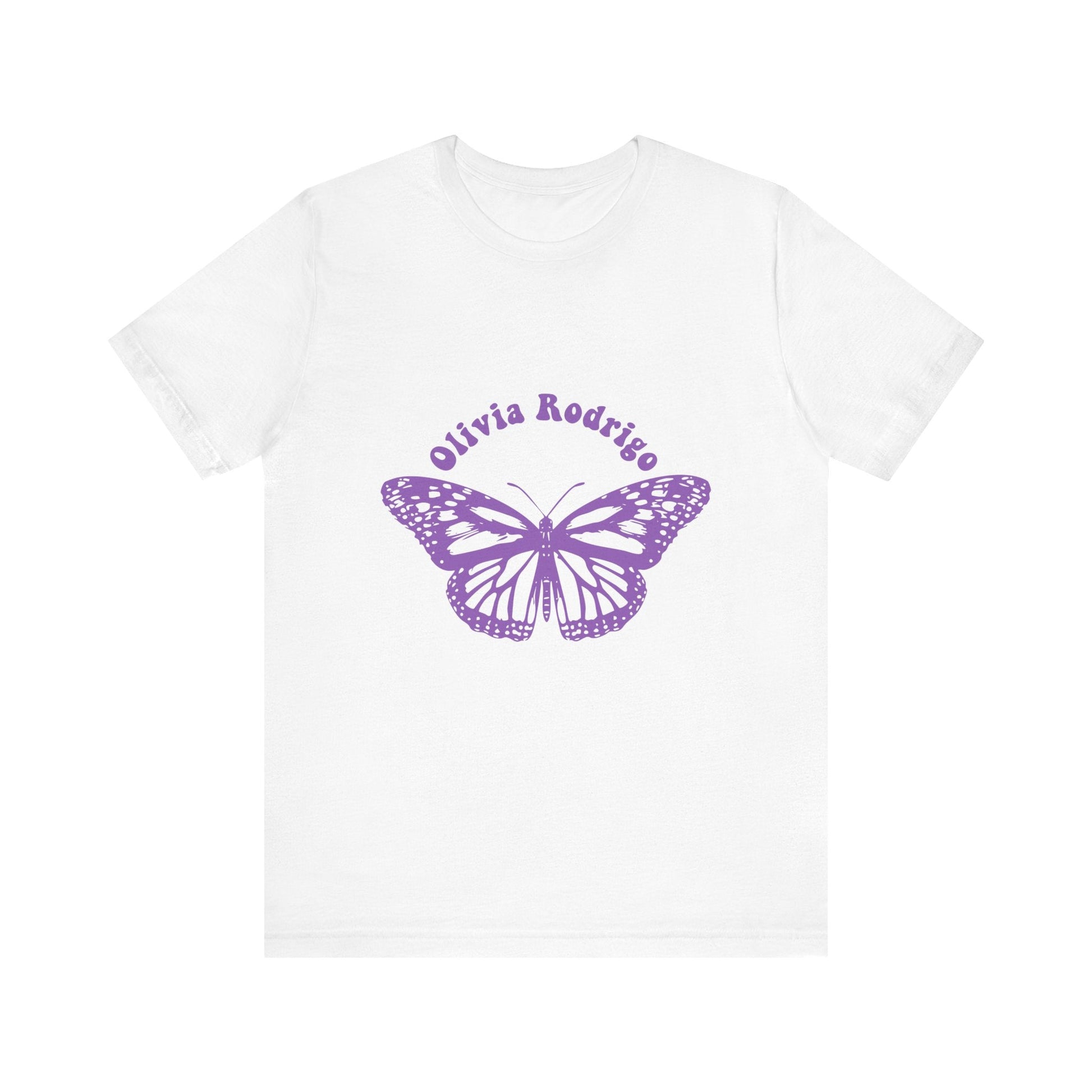 Olivia Rodrigo Unisex Jersey Short Sleeve Tee - With Butterfly Printify