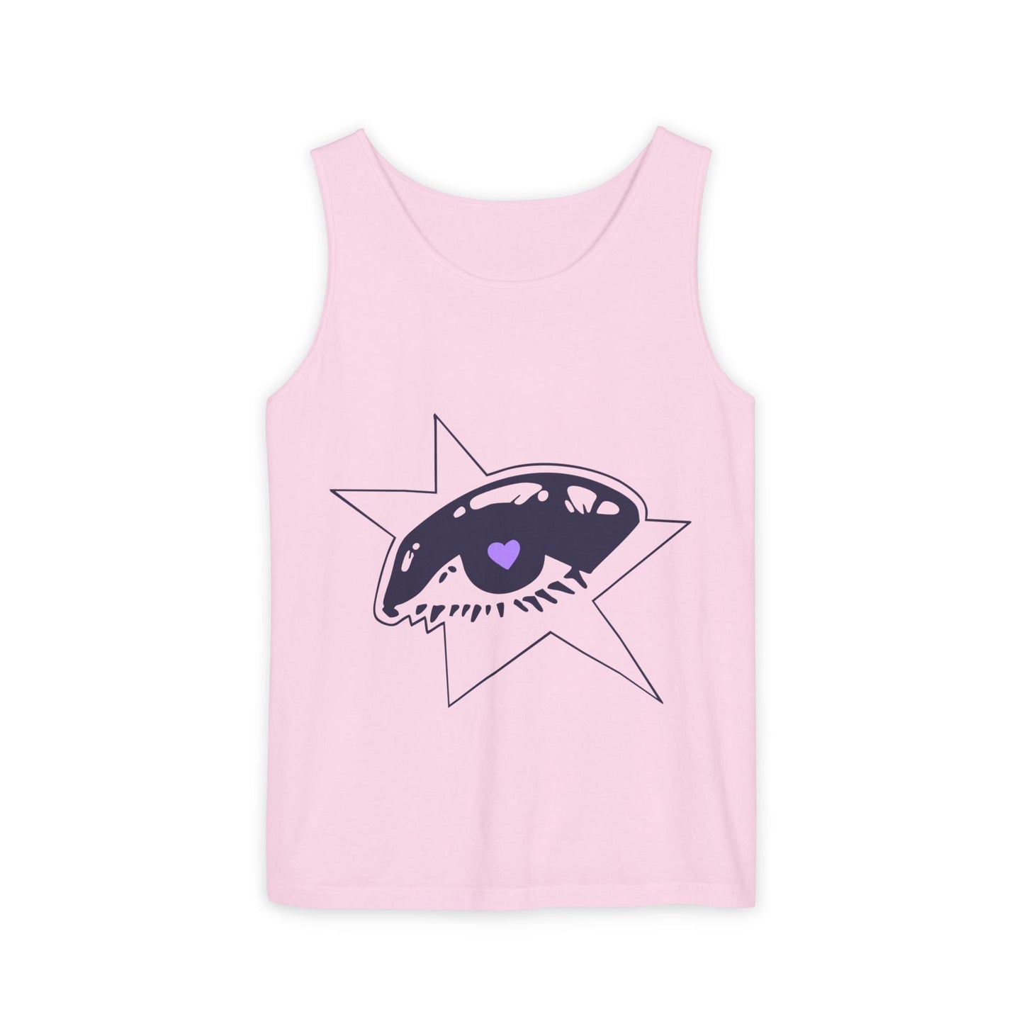 Purple Starry Eye-Dyed Tank Top Printify