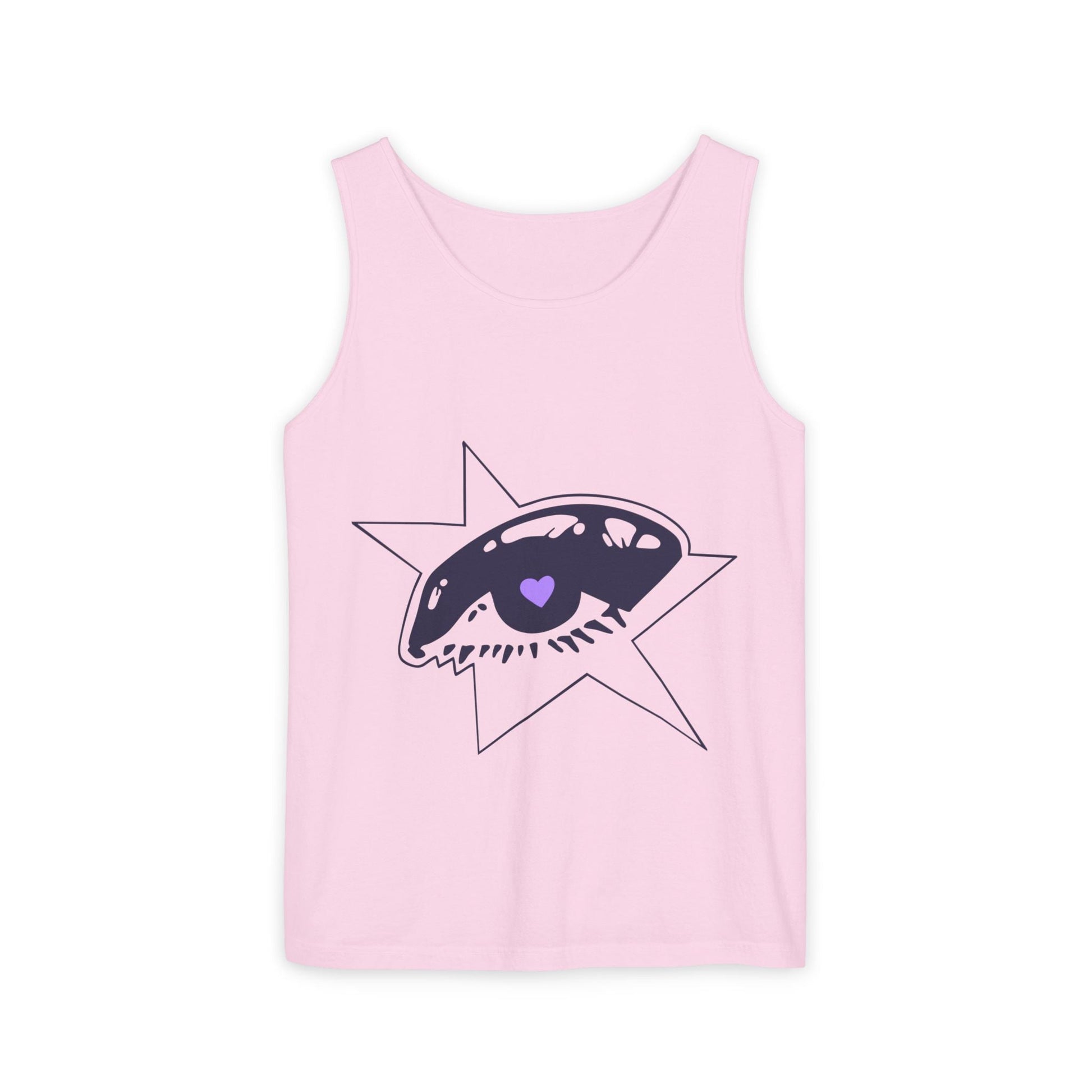 Purple Starry Eye-Dyed Tank Top Printify