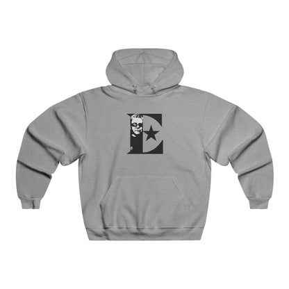 Black & White Portrait Men's NUBLEND® Hooded Sweatshirt - snazzymerch