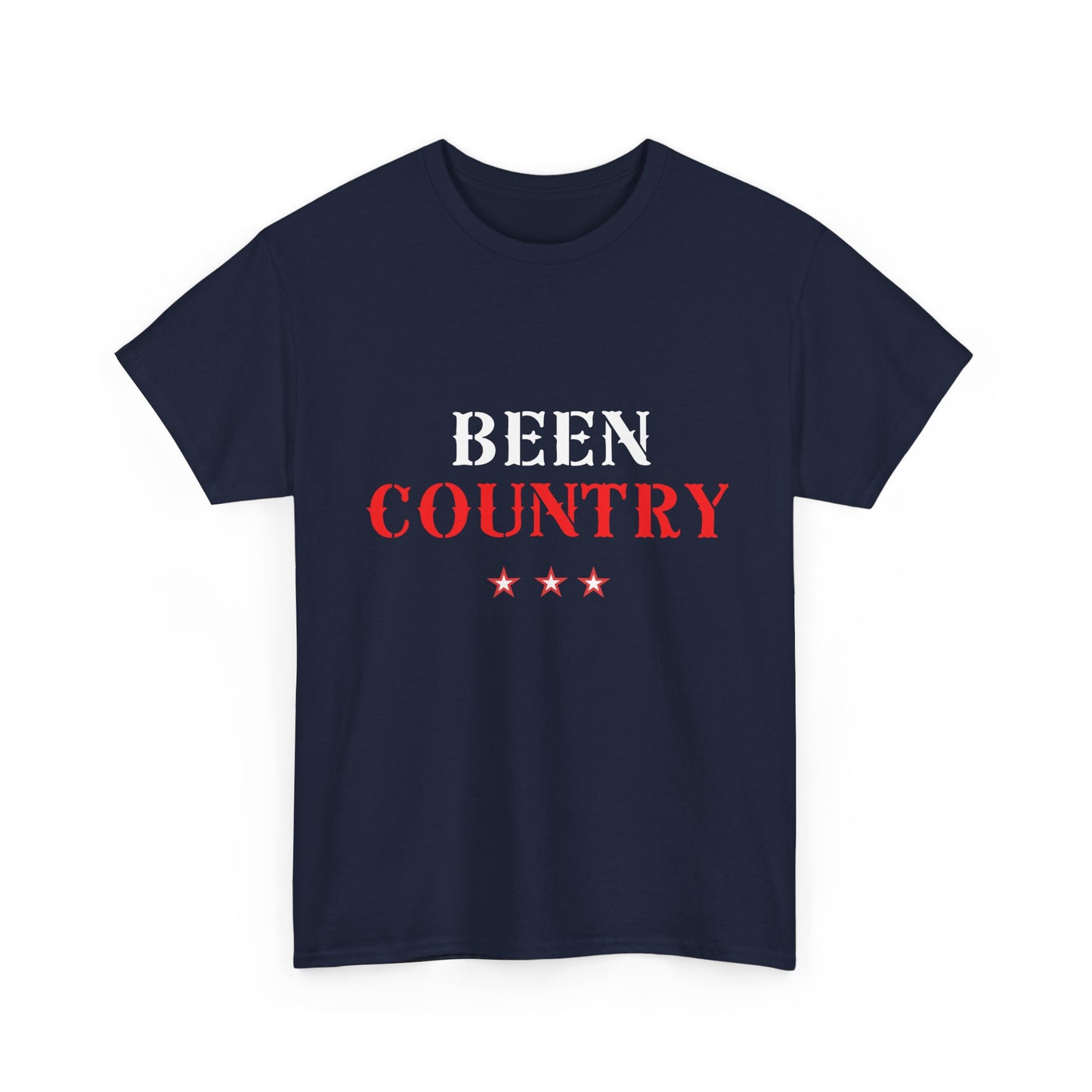 Red Country Western Star Unisex Heavy Cotton Tee - snazzymerch