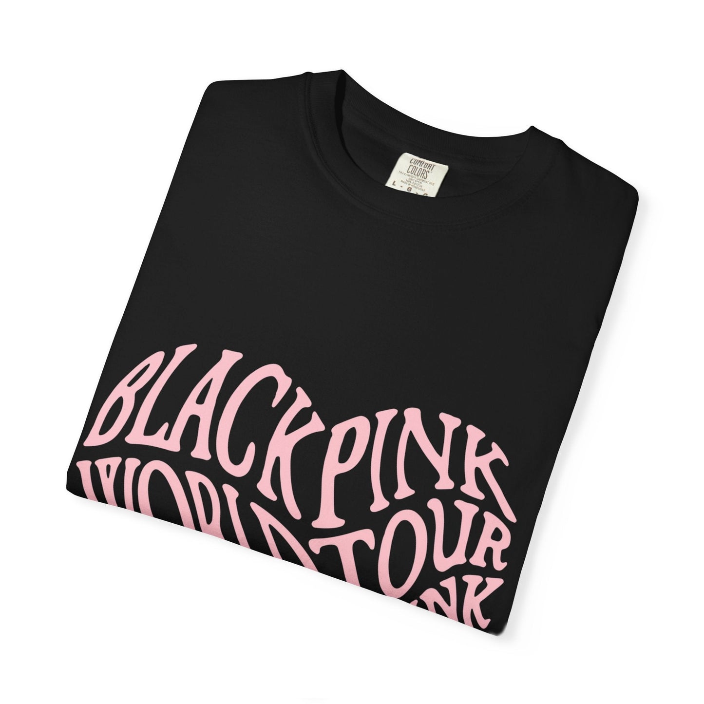 Born Pink Heart Typography – Dyed T-shirt Printify