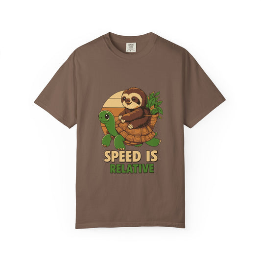 Dyed T-shirt – Snazzy Speed Edition Printify