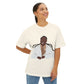 Vector Portrait Unisex Oversized Boxy Tee - snazzymerch