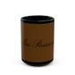 Minimalist Monochrome Black Mug (11oz, 15oz) - snazzymerch