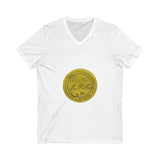 Ocean Wave Unisex Jersey Short Sleeve V-Neck Tee - snazzymerch