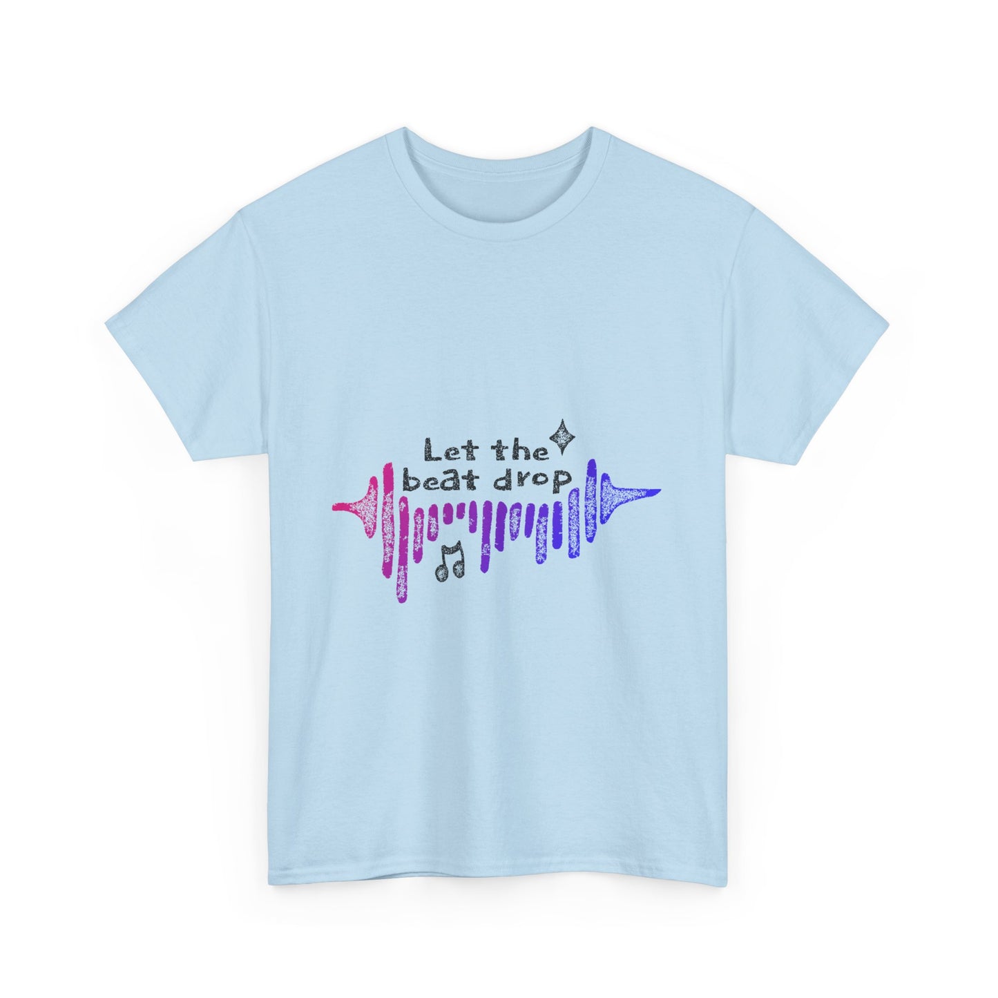 Bold Beats Visualizer Unisex Heavy cotton tee Printify