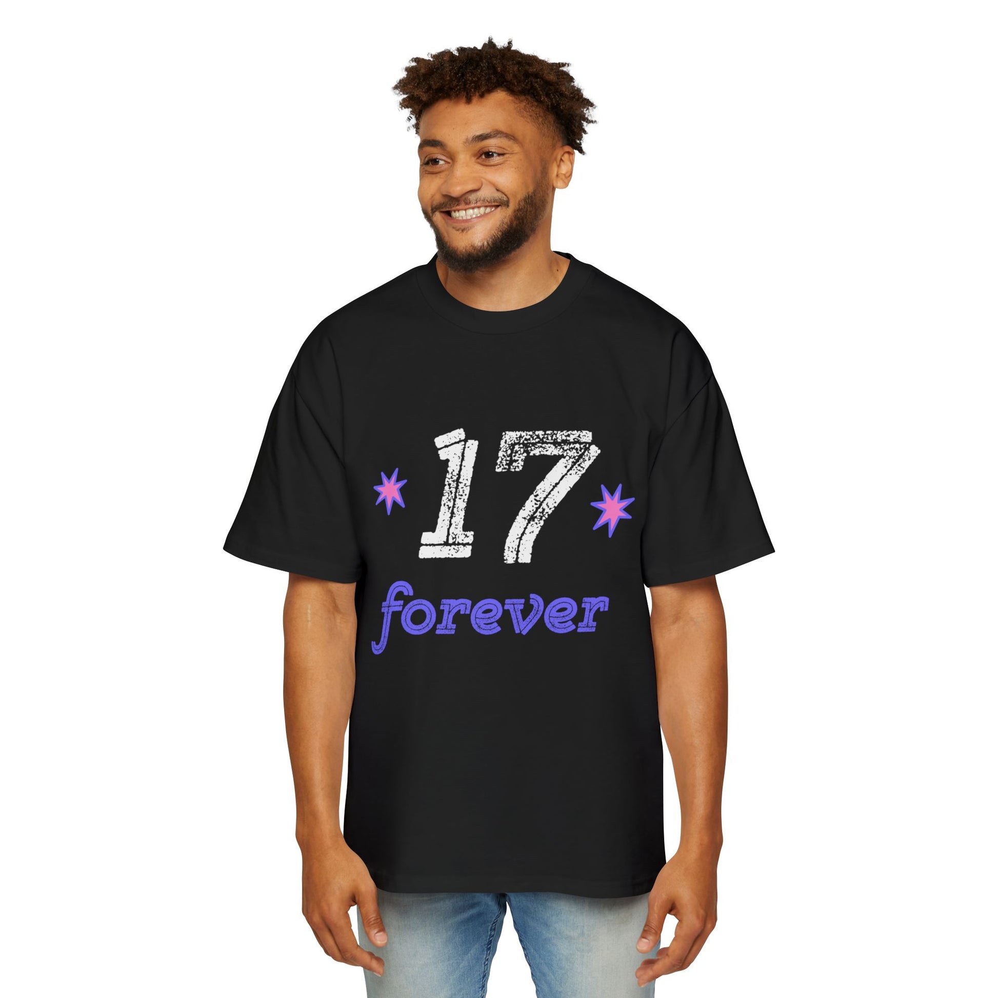 17 Forever Men's Heavy Oversized Tee - snazzymerch