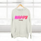 Happy Times Gradient Three-Panel Fleece Hoodie - snazzymerch