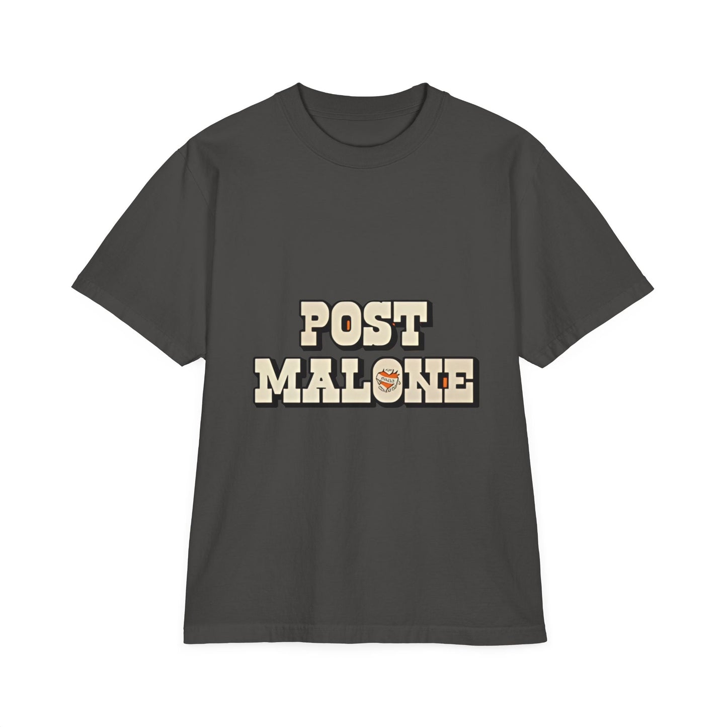 Unisex Garment-Dyed Drop-Shoulder T-Shirt – Post Malone Bold Design Printify