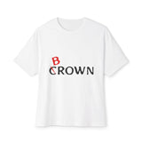 Abstract Red Flag Typography Unisex oversized Boxy Tee - snazzymerch