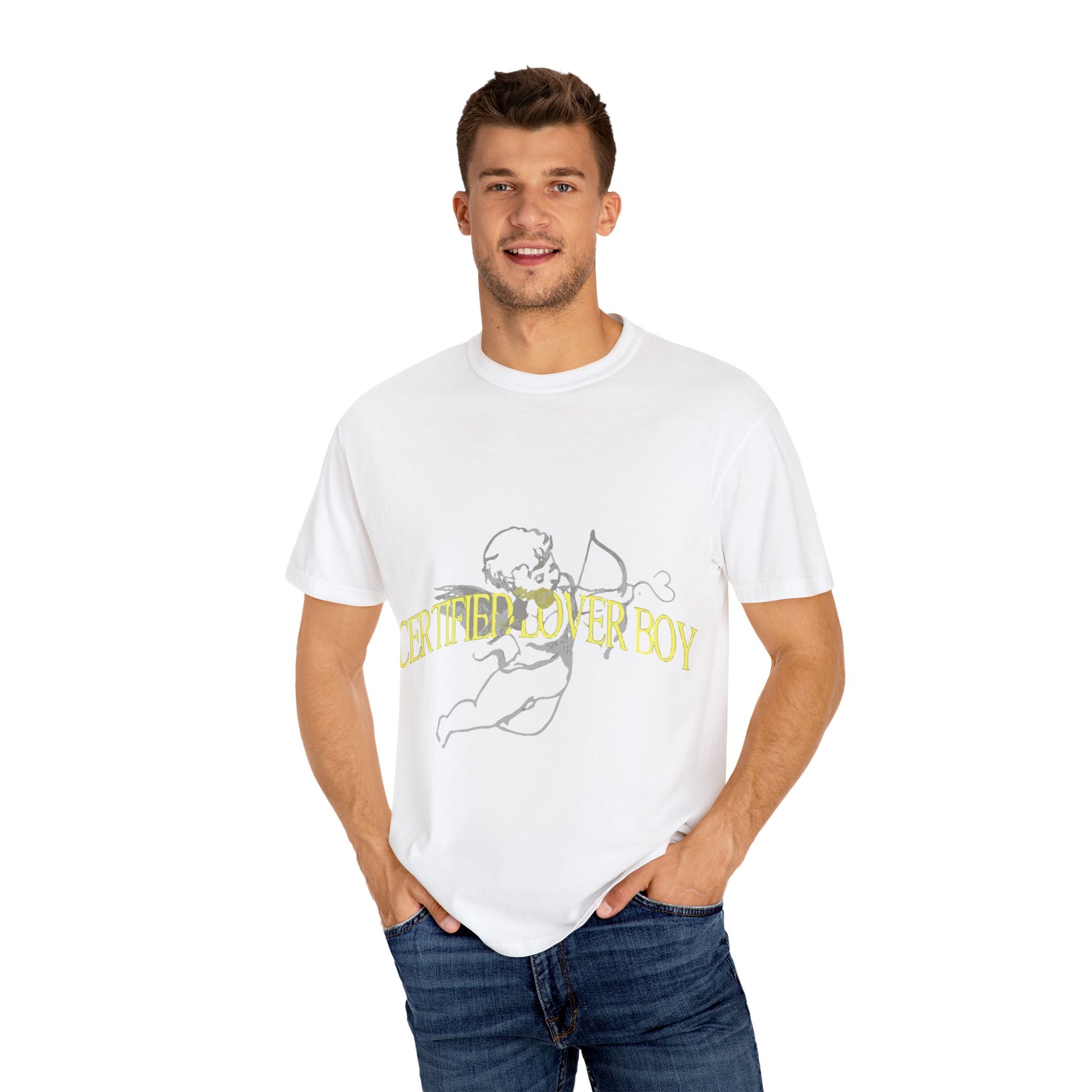 Cupid Lover Boy Dyed Tshirt Printify