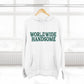 Global Handsome Typography Three-Panel Fleece Hoodie - snazzymerch
