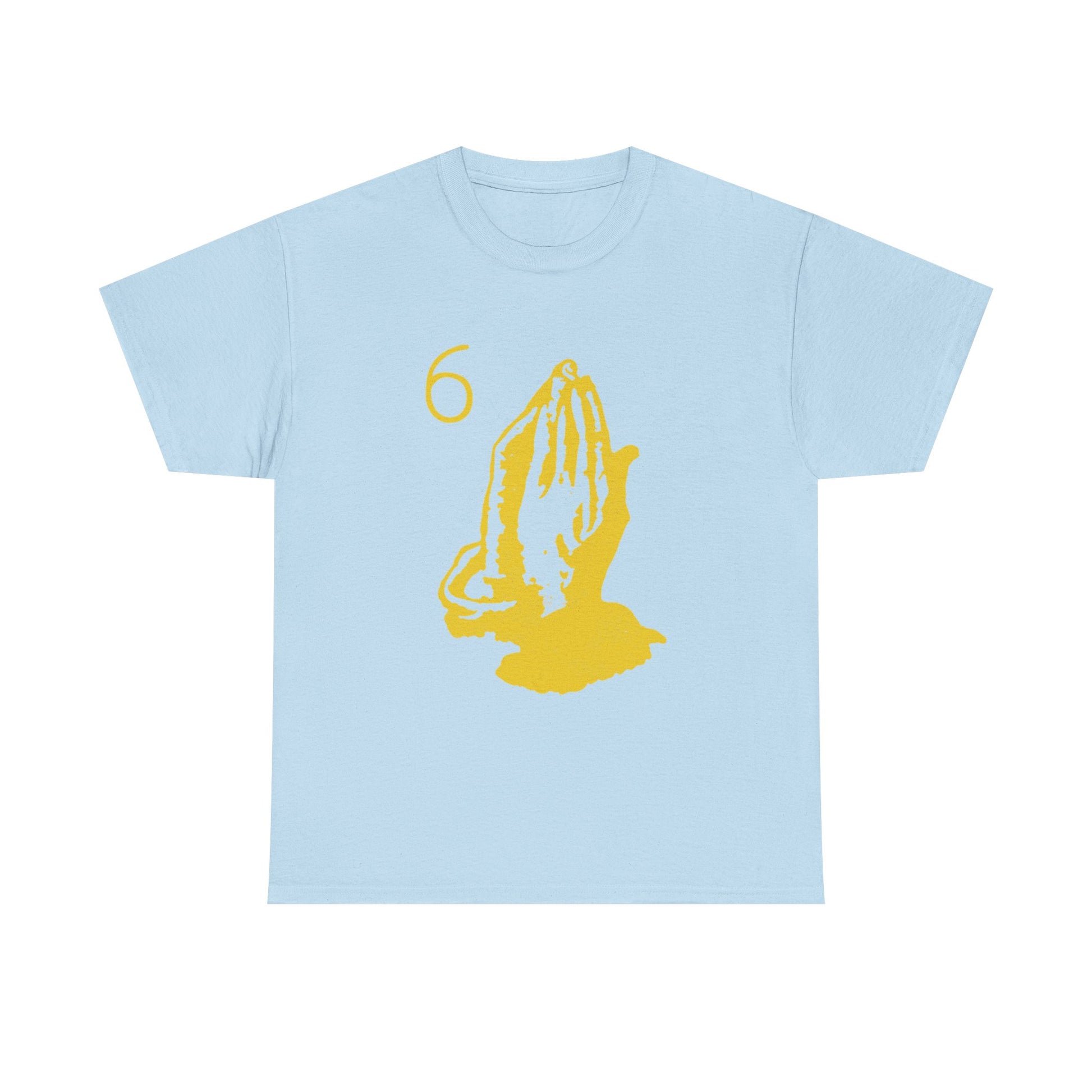 6 God Prayer Hands Heavy Cotton Tee Printify