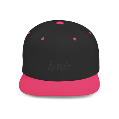 Classic Blackout Flat Bill Snapback - snazzymerch