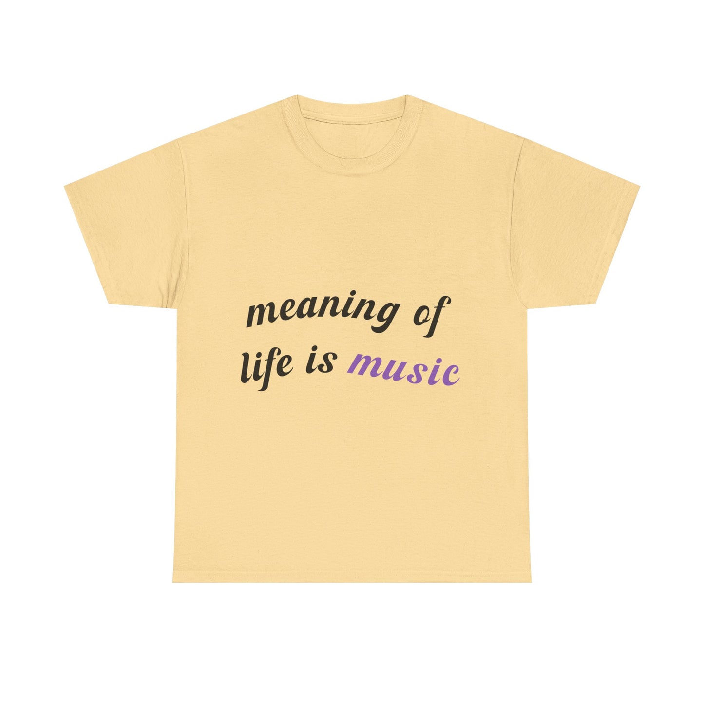 Feel the Music Vibe Unisex Heavy cotton tee Printify