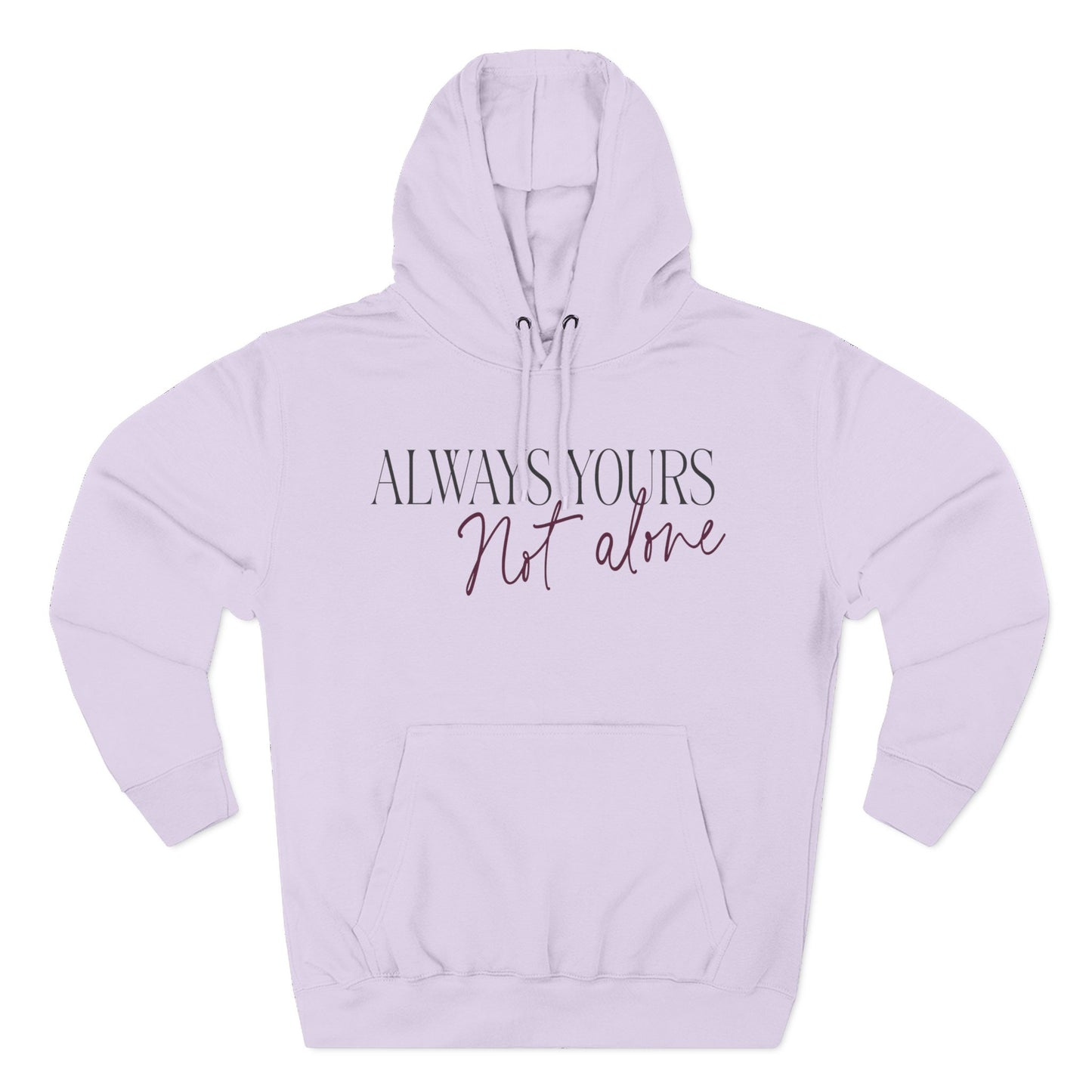 Always Yours Three-Panel Fleece Hoodie - snazzymerch