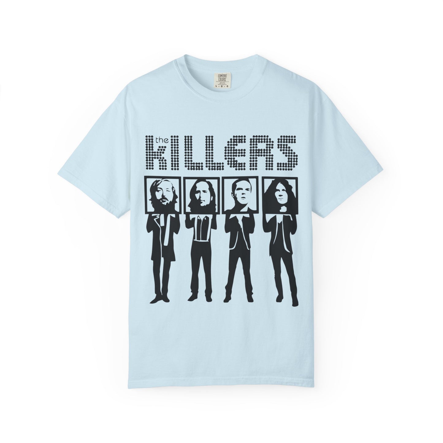 Retro Block Letter Unisex Garment-Dyed T-shirt - snazzymerch