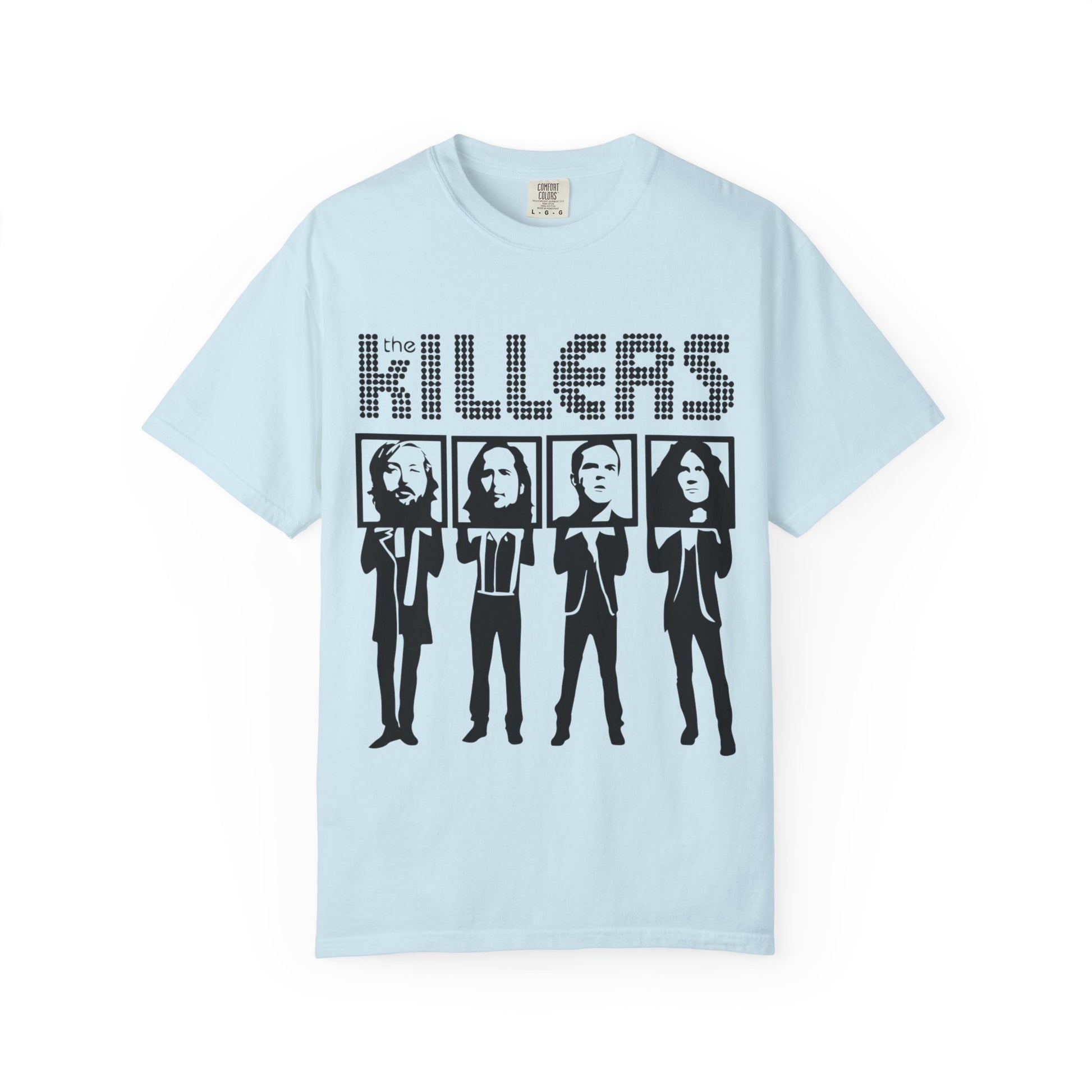 Retro Block Letter Unisex Garment-Dyed T-shirt - snazzymerch