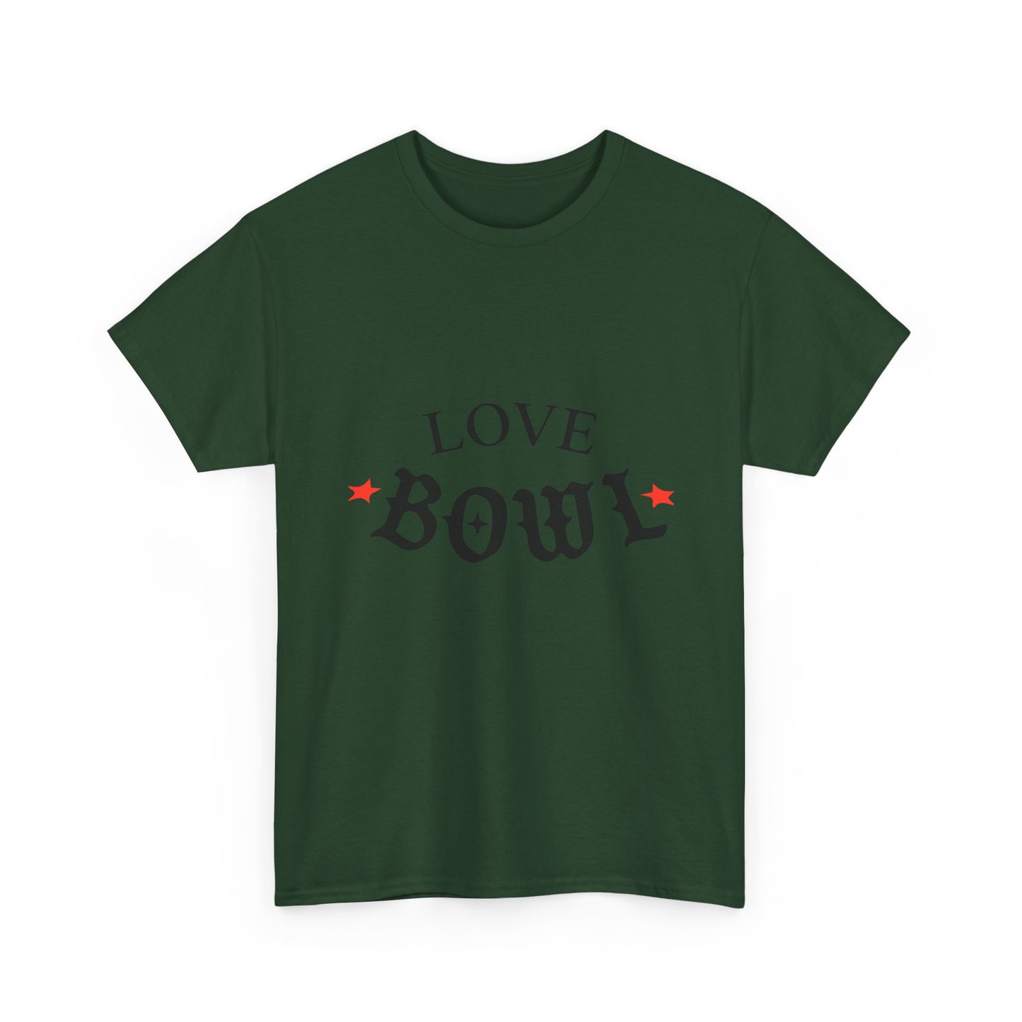 Love Bowl Retro Unisex Heavy Cotton Tee - snazzymerch