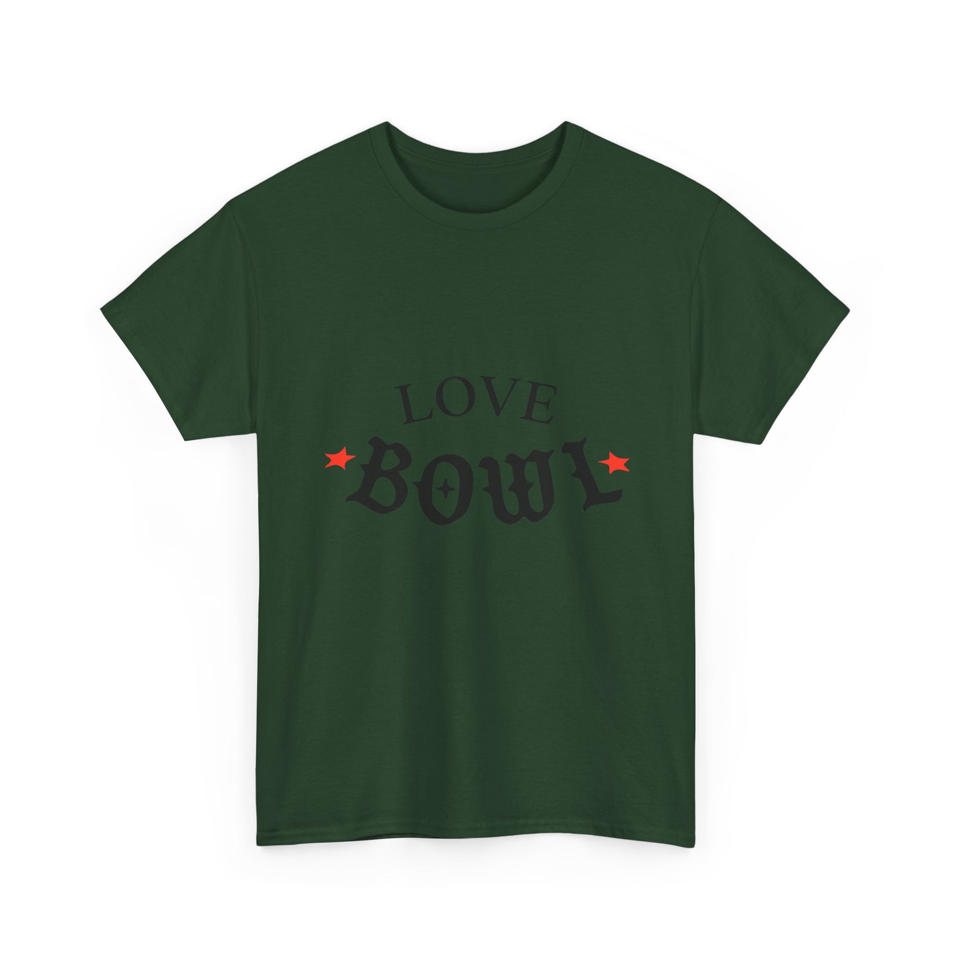 Love Bowl Retro Unisex Heavy Cotton Tee - snazzymerch
