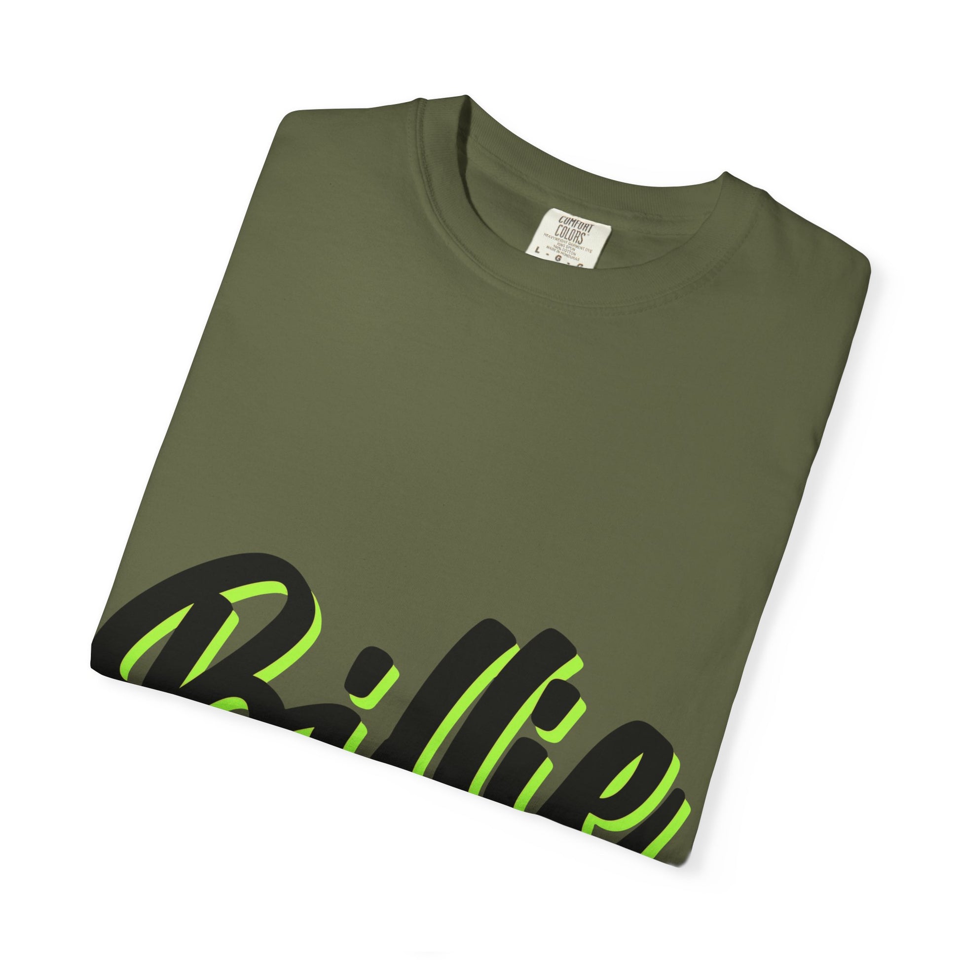 Billie Eilish Inspired Dyed T-shirt – Electric Script Vibes Edition Printify