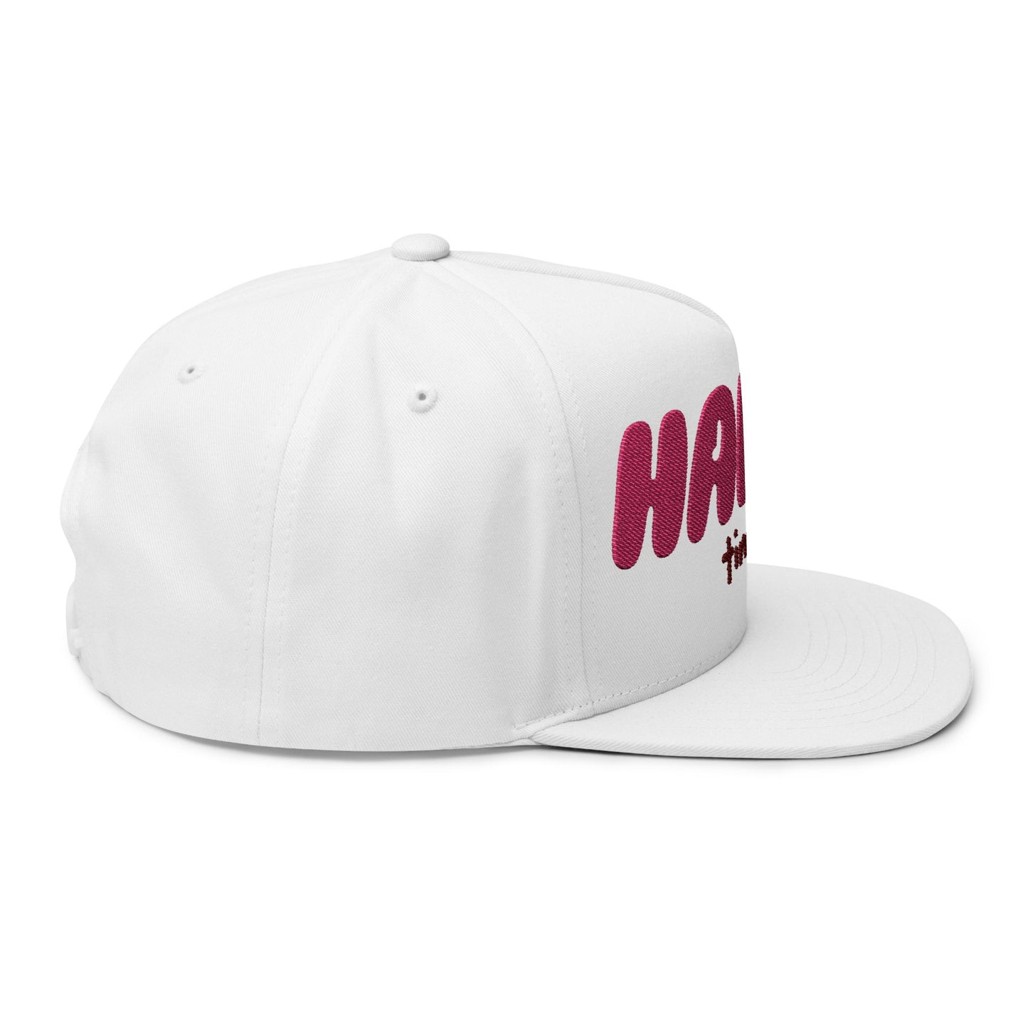 Happy Times Gradient Flat Bill Cap (Embroidery) - snazzymerch