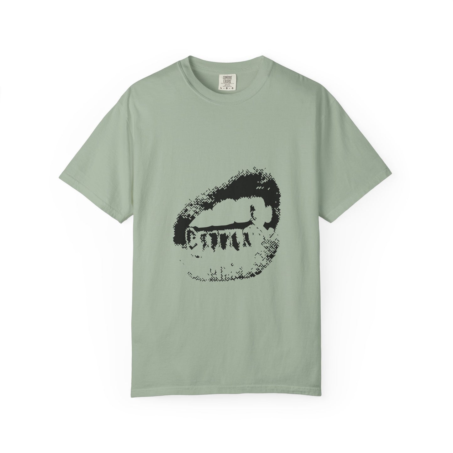 Distorted Black Wordmark - snazzymerch