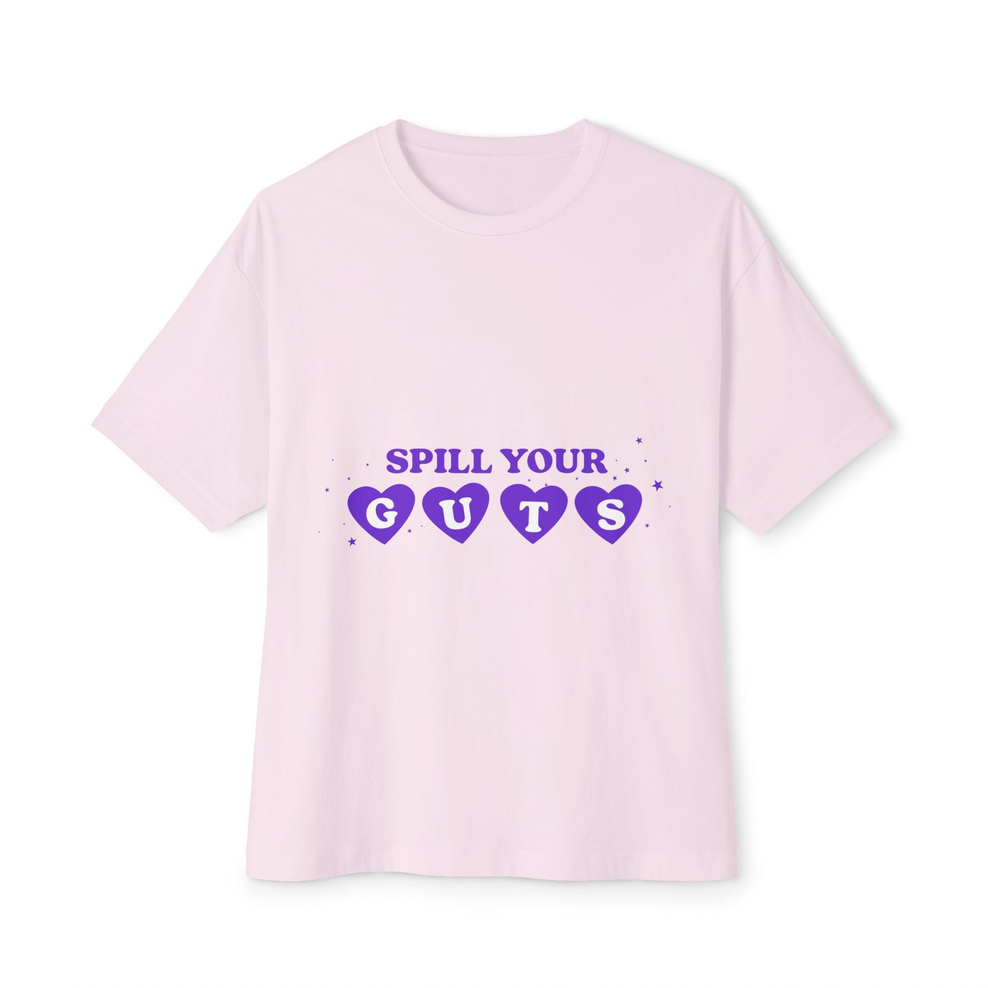 Spill Your Guts Heart-Oversized Tee Printify