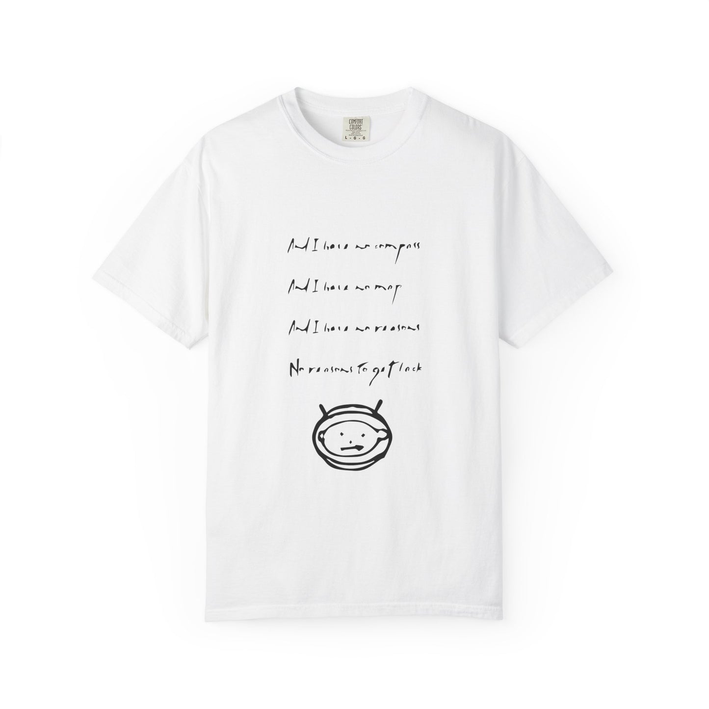 Minimalist Music Unisex Garment-Dyed T-shirt - snazzymerch