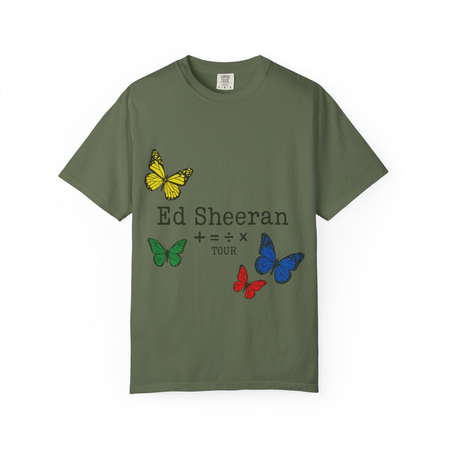 Ed Sheeran Butterfly Dyed T-Shirt | Vintage Fit