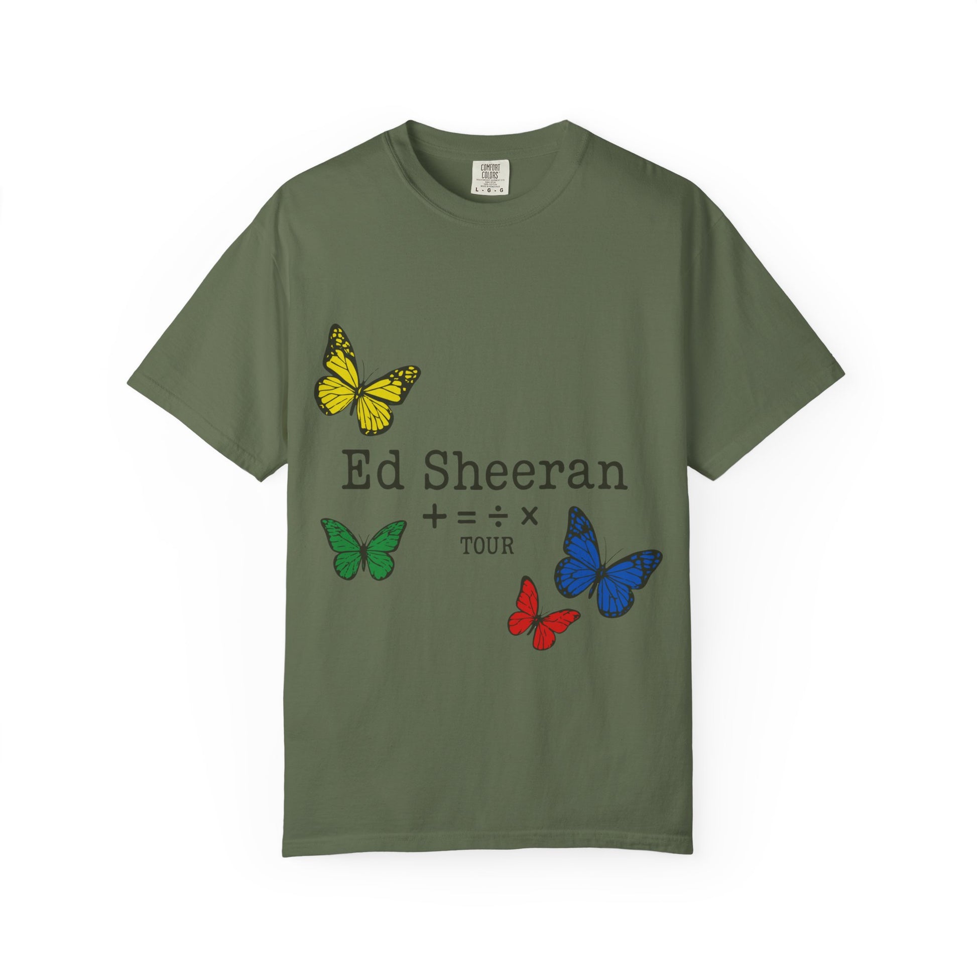 Ed Sheeran Butterfly Dyed T-Shirt | Vintage Fit