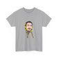 Cartoon Face with Sunflowers Unisex Heavy cotton Tee Printify