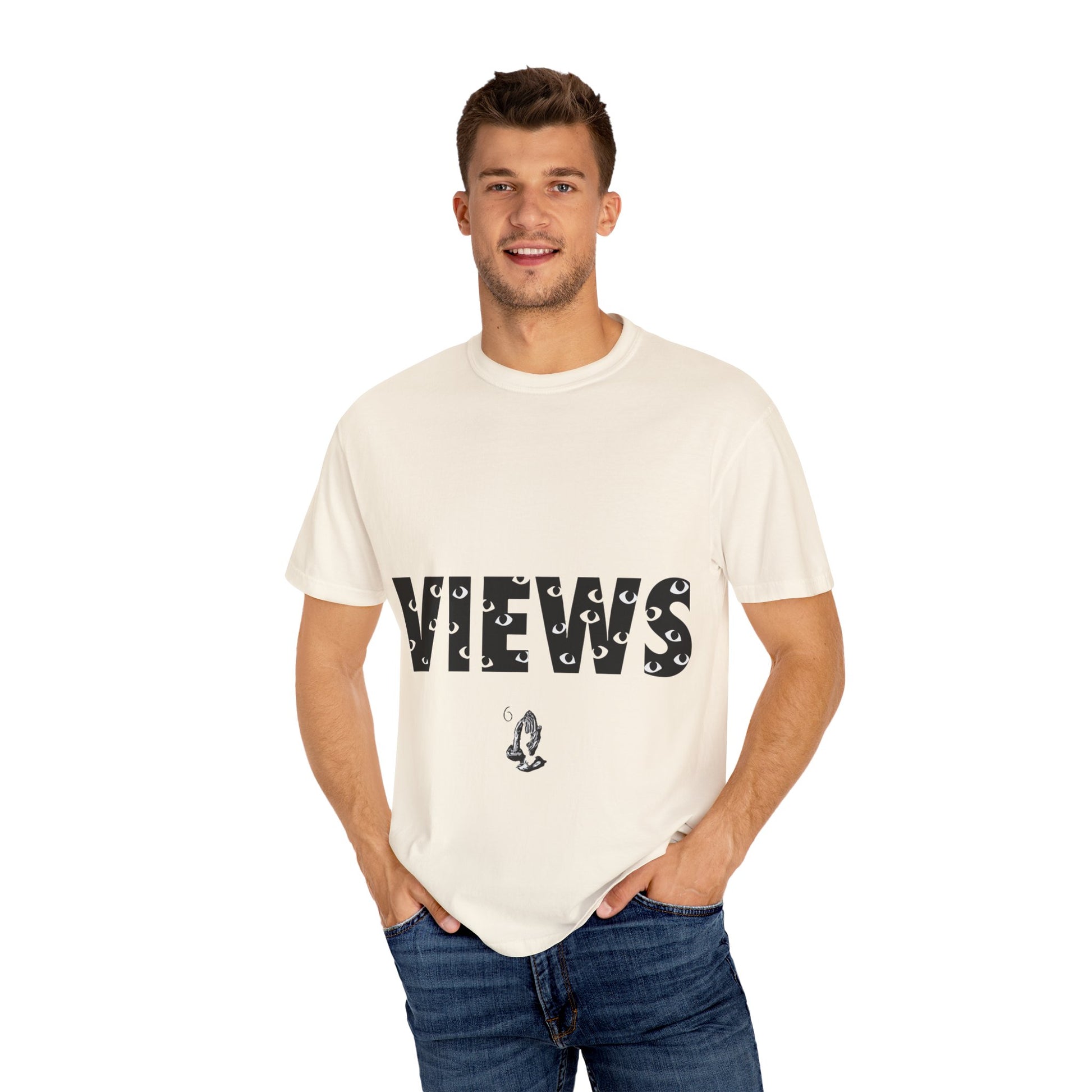 All Eyes on Views Dyed Tshirt Printify