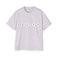 Minimal White Orbit Men's Heavy Oversized Tee - snazzymerch