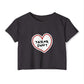 Heartbeats & Midnights Women's Festival Crop Top - snazzymerch