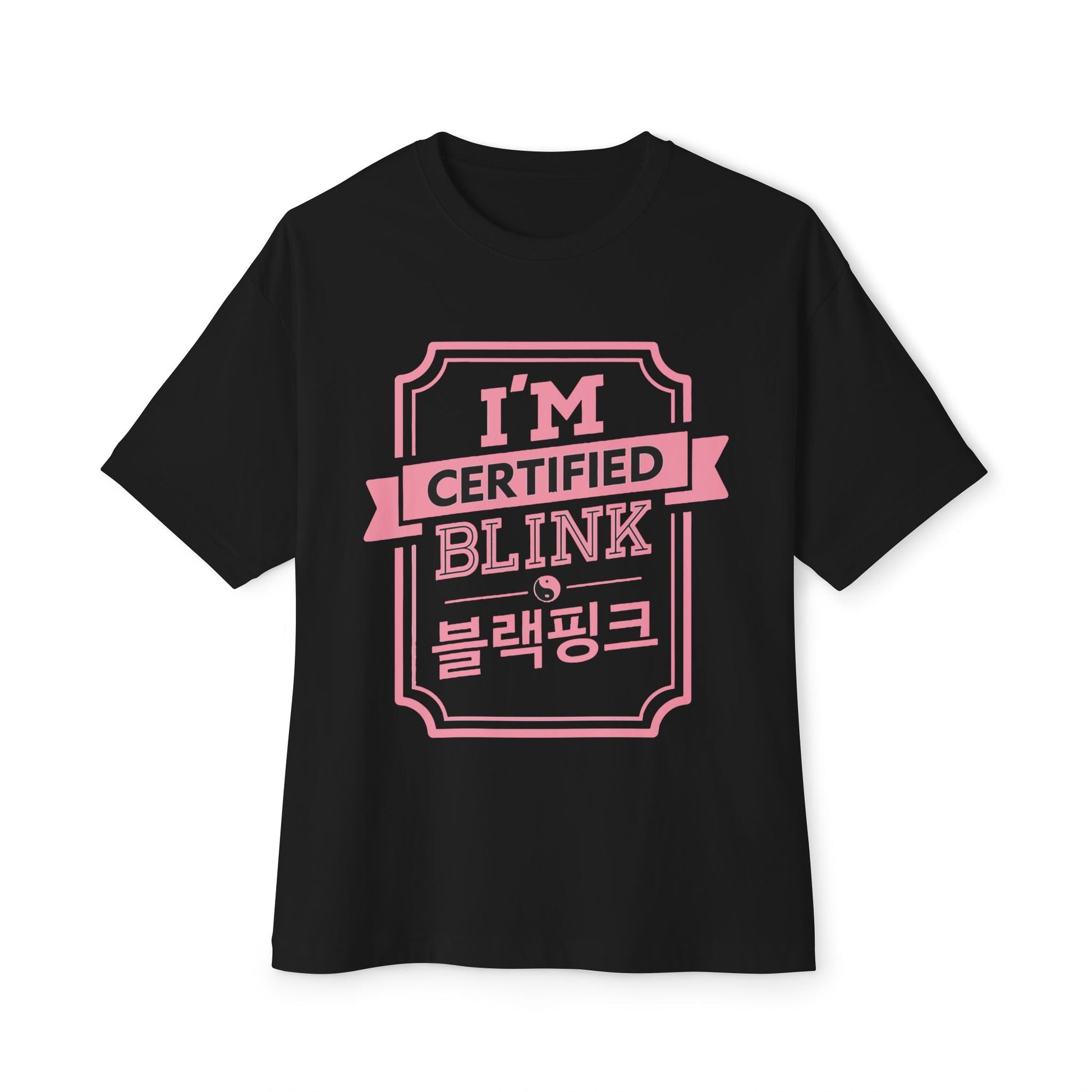 Certified BLINK Badge – Oversized Boxy Tee Printify