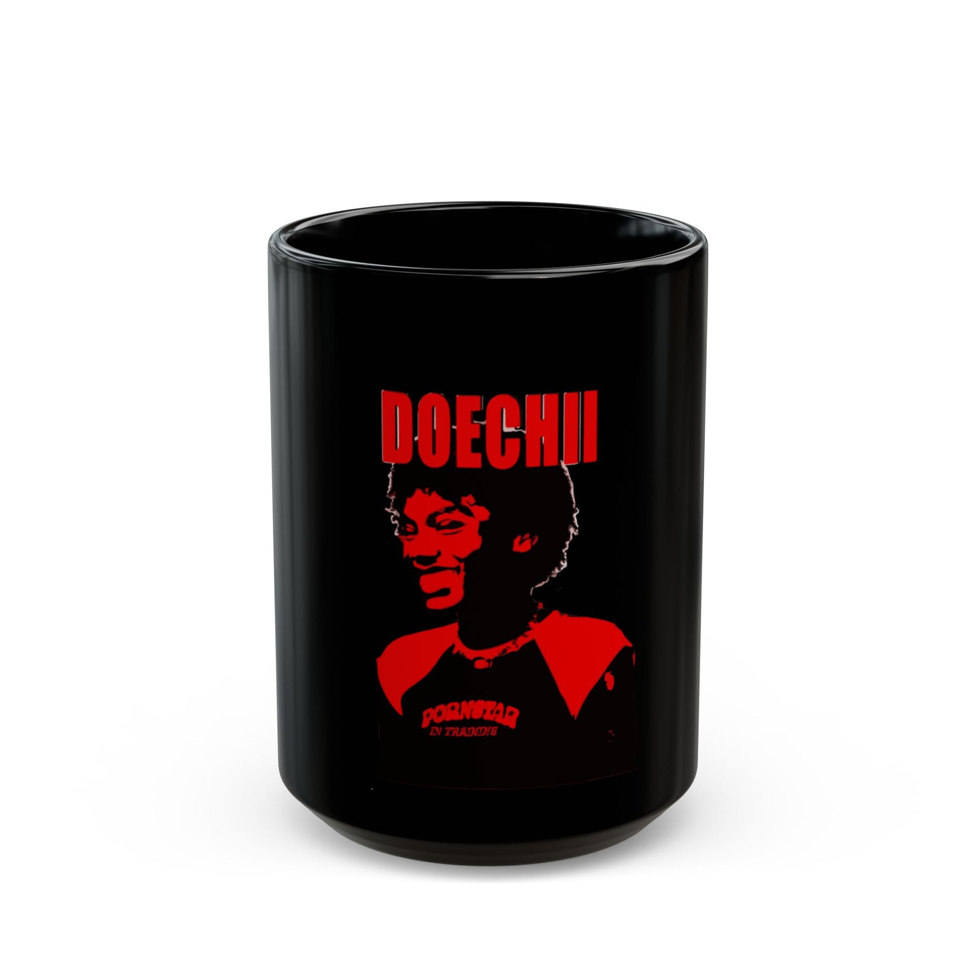 Art Portrait Black Mug (11oz, 15oz) - snazzymerch