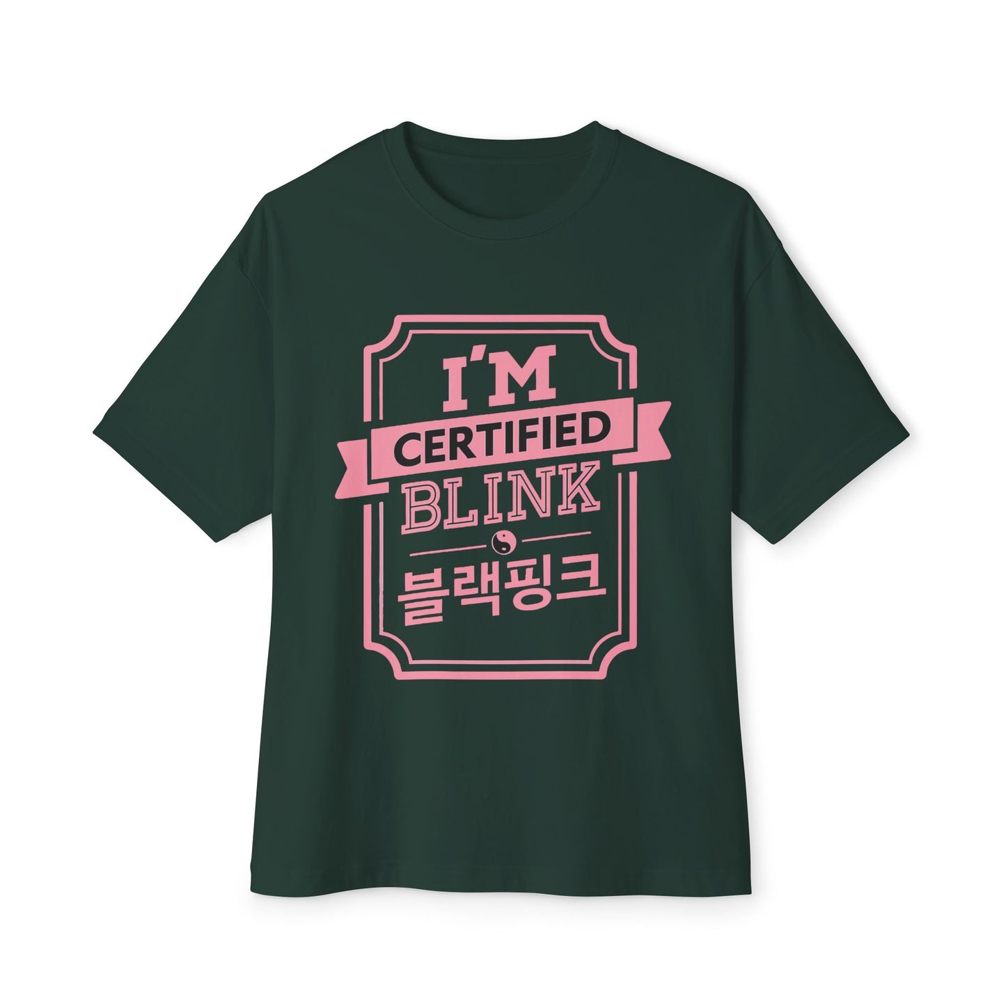 Certified BLINK Badge – Oversized Boxy Tee Printify