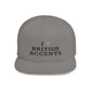 I Love British Accents - Flat Bill Snapback Printify