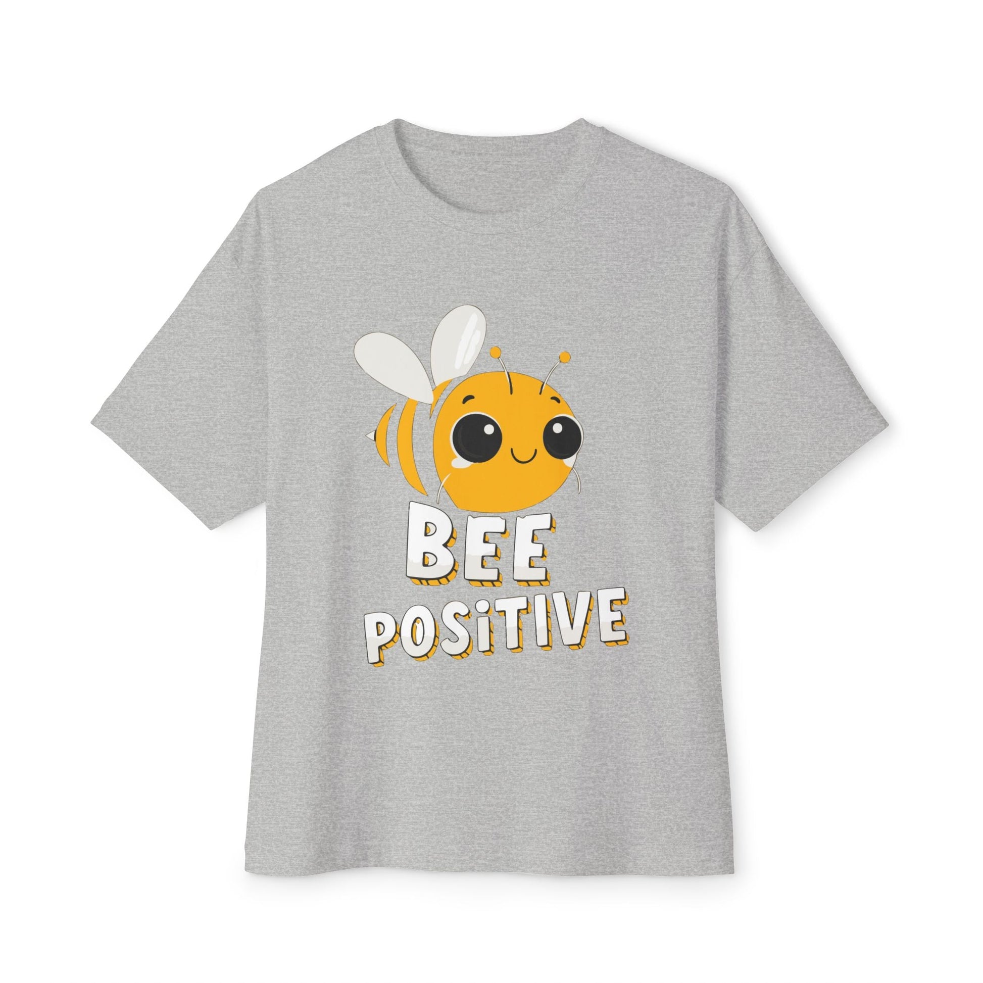 Oversized boxy Tee – Snazzy Bee positive Edition Printify
