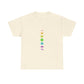 Rainbow Lunar Phases Unisex Cotton Tee Printify