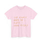 Know Myself Lyric Script Heavy Cotton Tee Printify