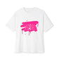 Electric Graffiti Drip Unisex Oversized Boxy tee Printify