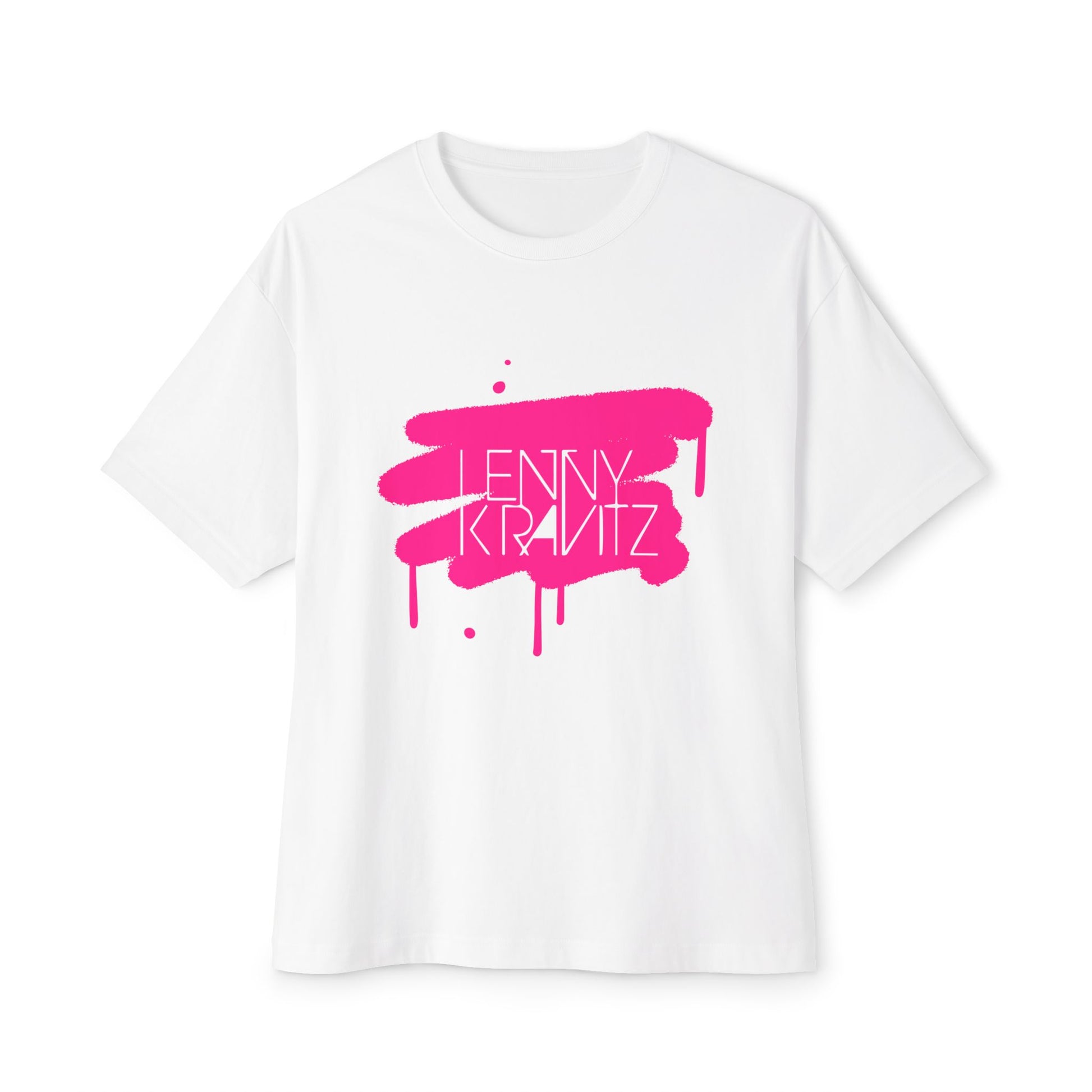 Electric Graffiti Drip Unisex Oversized Boxy tee Printify