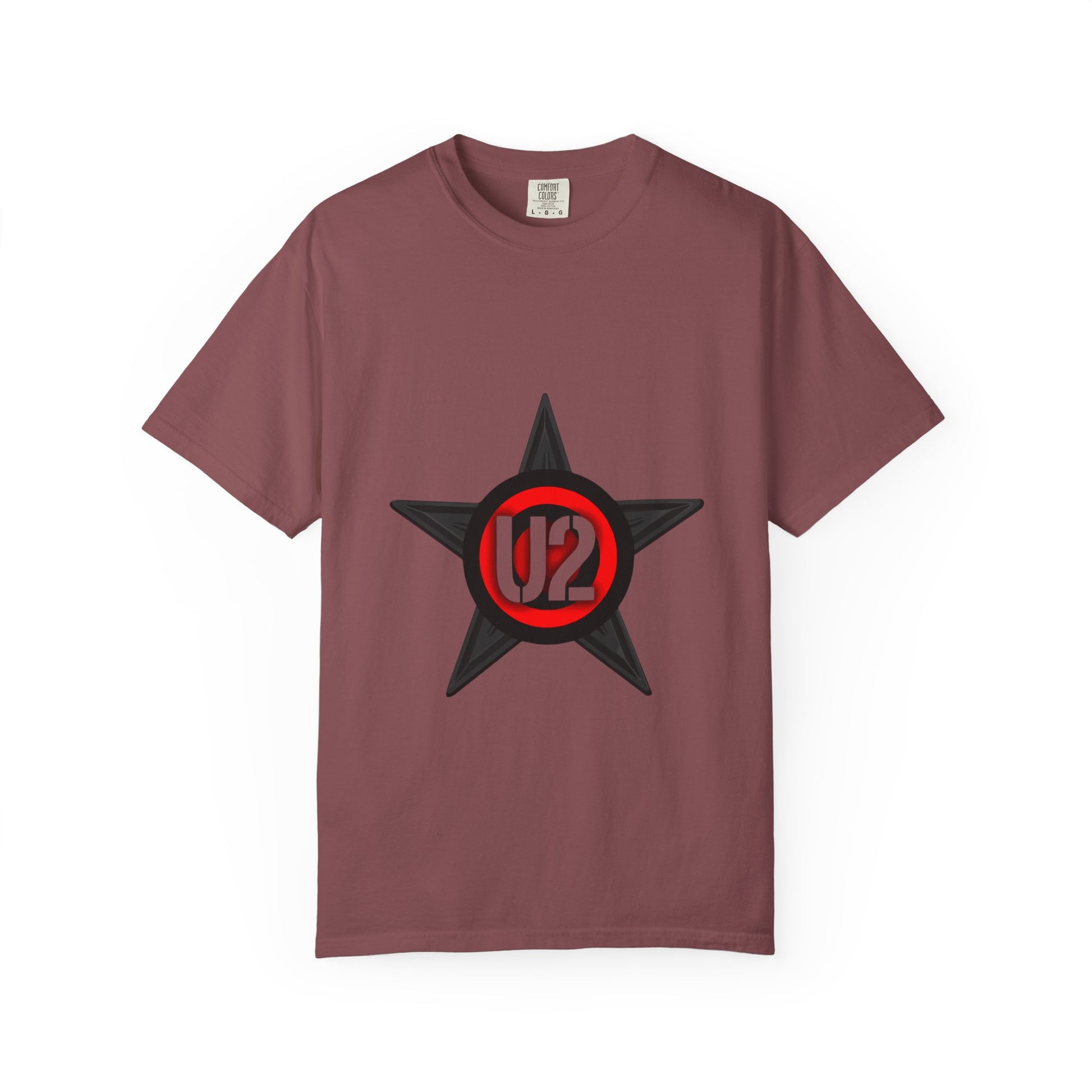 Retro Star Emblem Unisex Garment-Dyed T-shirt - snazzymerch